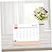 Angoily Versatile Wooden Card Stand Display Stand for Calendar Photos Cards Desktop Decor 15cm