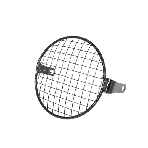 SHSUBF Scheinwerferschutz 6,5 Zoll Universal Motorrad Scheinwerfer Nebelscheinwerfer Schutzgitter Kühlergrillabdeckung Für Für Chopper Für