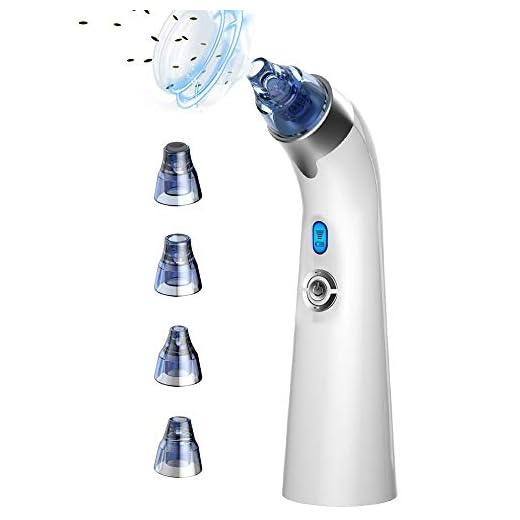 Blackhead Remover Pore Vacuum, Electric Blackhead Vacuum Cleaner Blackhead Extractor Tool Device Comedo Removal Suction Beauty Device USB Rechargeable for Women Men