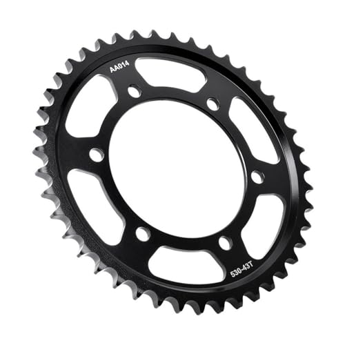 Couronne arrière moto 43T en acier 20CrMnTi ultra résistant pour YZF-R1 1998-2003