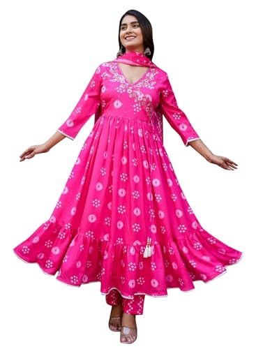 Kurti Anarkali ample pour dissimuler les rondeurs, robe indienne fluide