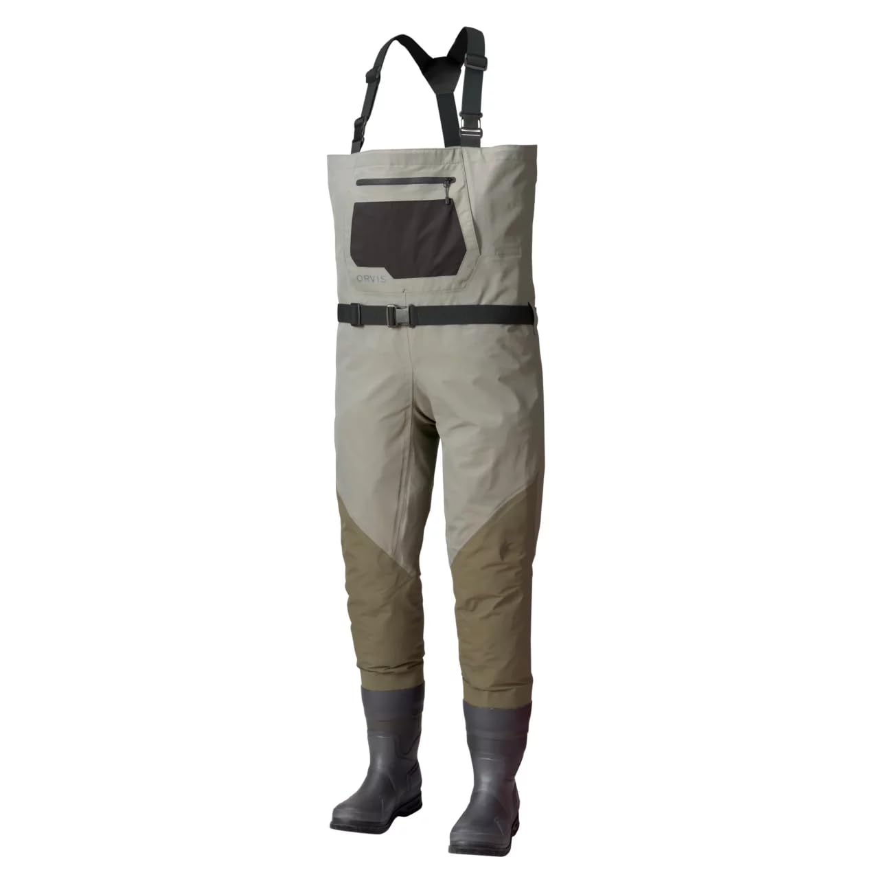 Orvis Clearwater Bootfoot Fly Fishing Waders - Modern Fit Chest Waders with Vulcanized Neoprene Felt Sole Wading Boots