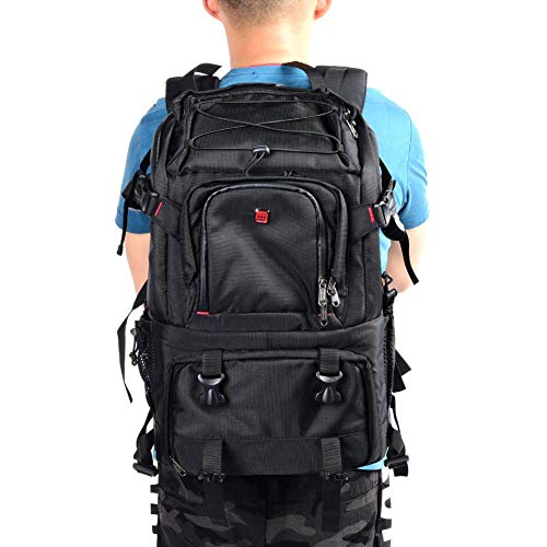 wosume Bolsa de fotografía Bolsa de cámara Malla Transpirable para Colocar una cámara, Lentes y Otros artículos de fotografía