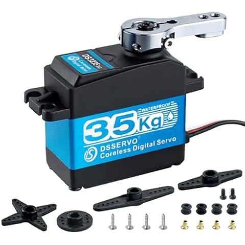 Hosyond DS3235 35kg Digital RC Servo High Torque All Metal Gear Coreless Motor Waterproof Servo Motors for RC Robot, Car, Truck (Control Angle 270°) Cover