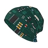 ❤ Matière : Ce bonnet sport tricoté est composé à 94 % de polyester et à 6 % d'élasthanne. Doux pour la peau, respirant, absorbant la transpiration, micro-élastique, extensible, léger et évacuant l'humidité. Tissu en soie de lait de haute qualité, doux pour la peau et résistant à la décoloration. Avec notre bonnet quotidien, votre tête sera bien au chaud, confortable et élégante.
