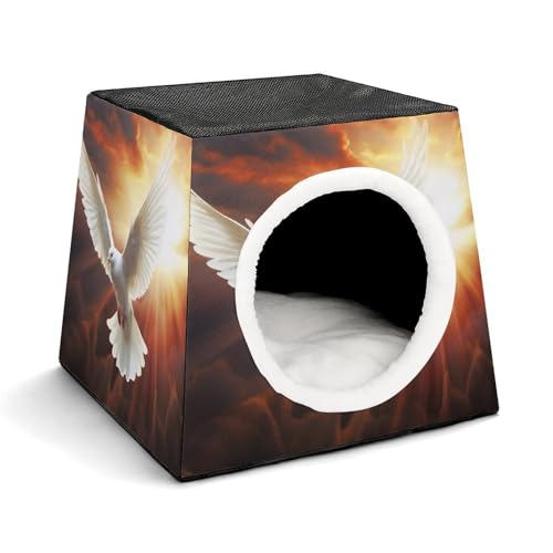 Maison pour animaux domestiques douce - Capsule d'espace pour chat