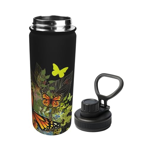 Bouteille isotherme papillon 532 ml étanche pour vos séances de gym - 3