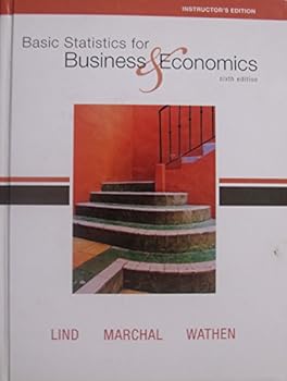Hardcover Basic Statistics for Business & Economics 6th Edition (Instructor's Edition) Book
