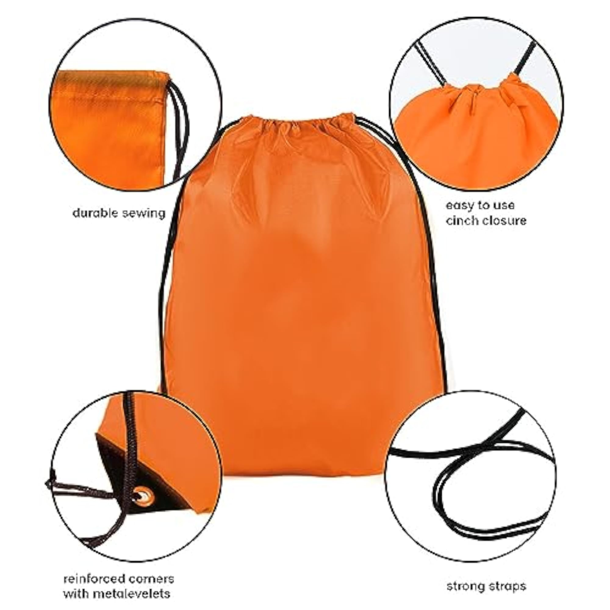 Bulk Drawstring Backpack, DIY Gym Bag