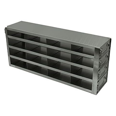 Crystal Technology UFD-442 Drawer Freezer Rack for 2" Box, Stainless Steel, 4 x 4 Cap Cover