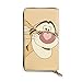Produktbild Winnie Puuh Geldbörse aus echtem Leder, hohe Qualität, Reißverschluss, lange Clutch-Geldbörse, Münzfach, Kartenpaket für Damen und Herren