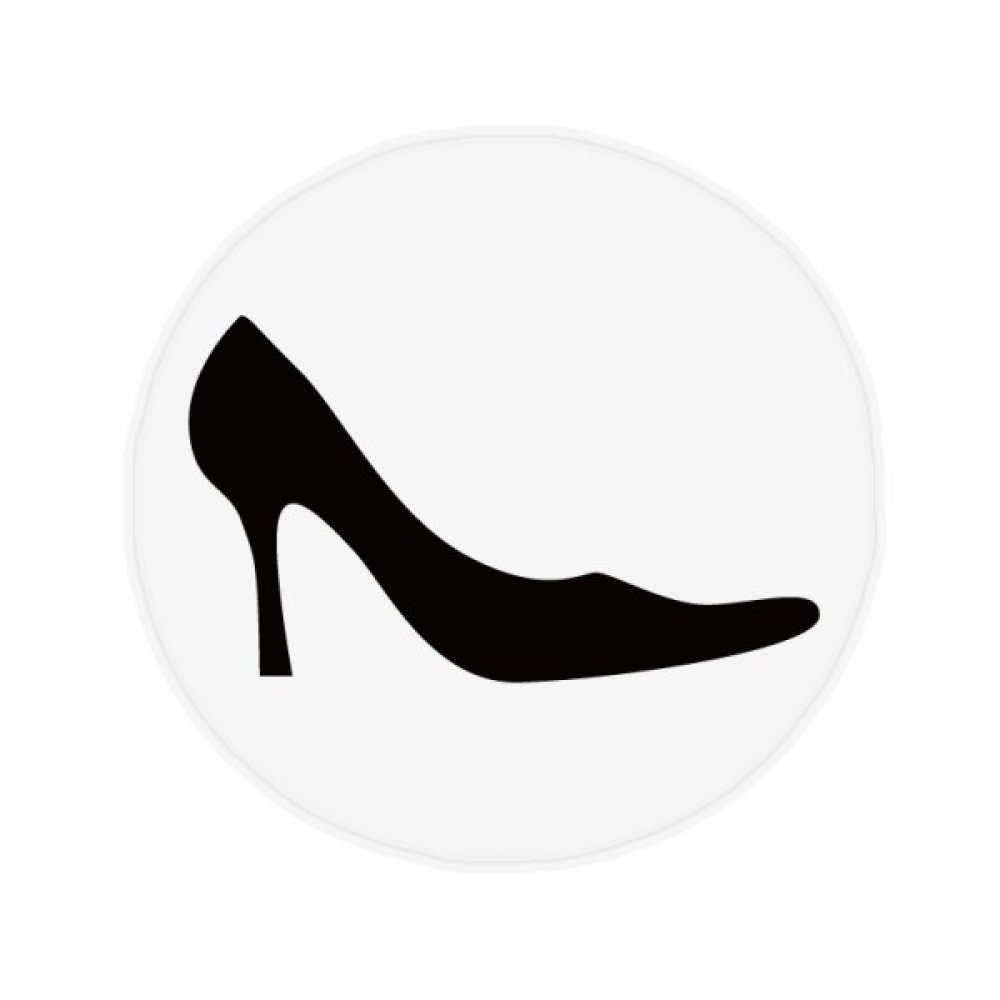 Tapis cuisine antidérapant rond motif talons aiguilles contre sol glissant