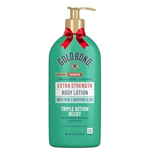 Gold Bond Medicated Extra Strength Body Lotion, 14 oz., Moisturizes, Relieves & Soothes