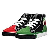 Nintendo Boys Mario and Luigi High Top Sneaker - 11 Black