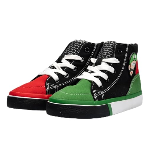 Nintendo Boys Mario and Luigi High Top Sneaker