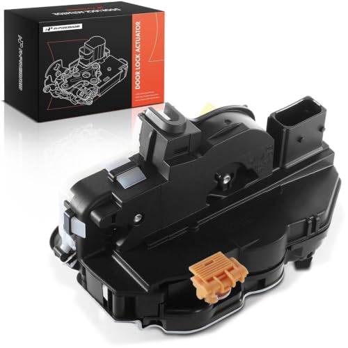 Image of A-Premium Rear Left Driver Side Door Lock Actuator Compatible with Cadillac SRX 2010-2016 & Chevrolet Chevy Volt 2011-2015, For Model with Anti-Theft System