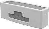 Bose Soundlink Mini 1/2 Cas, Voyage Portable Antichoc Portant Housse en Silicone pour Haut-Parleur Bluetooth Blanc