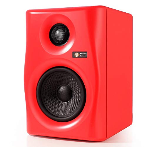 Monkey Banana Lemur5 RED 5�C���` �p���[�h�X�s�[�J�[ �X�^�W�I���j�^�[ 1�{ �����L�[�o�i�i