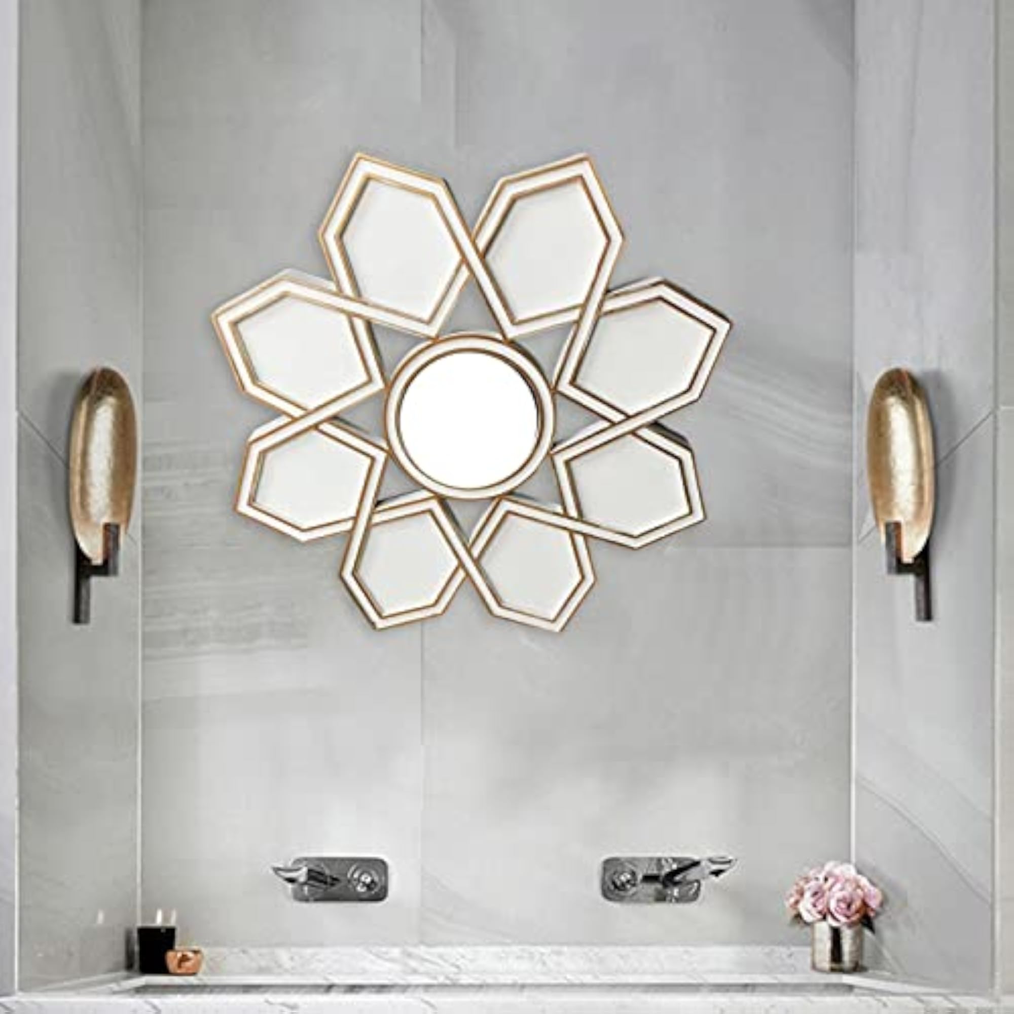 Decorative Mirror for Washroom & Bedroom, Makeup Ornament