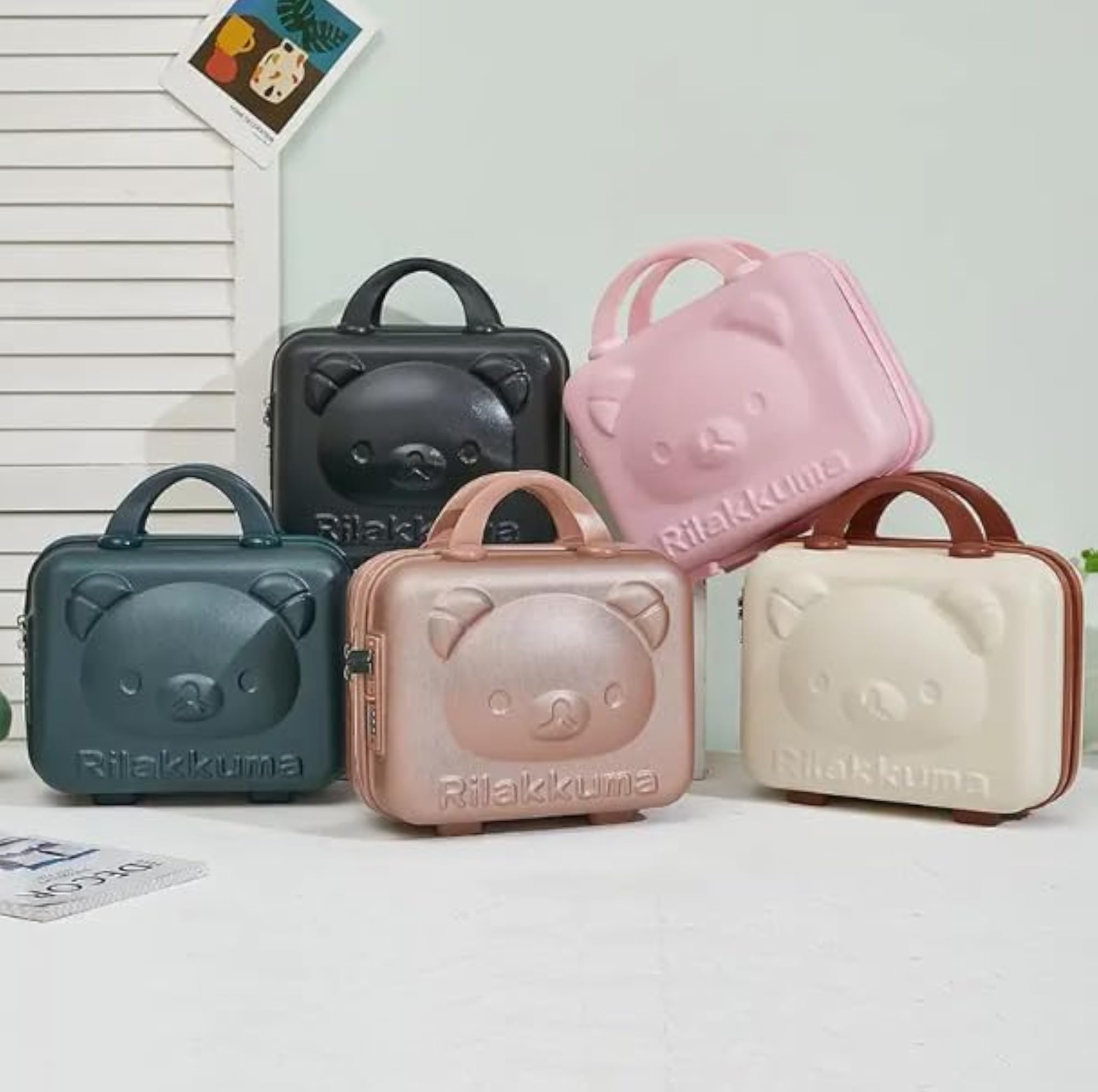 Portable ABS Makeup Travel Case, Water-Resistant Design