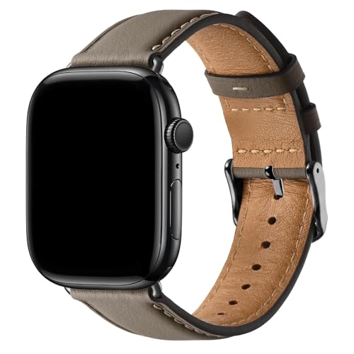 SUNFWR Leather Strap Compatible with Apple Watch Band iWatch Bracelet by SUNFWR - Used condition - CA$23.21