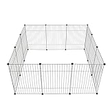Allisandro Small Pet Playpen, Small Animal Cage for Indoor Outdoor Use, Foldable Yard Fence for...