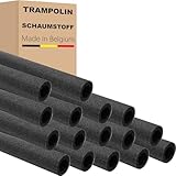 AWM Trampolin Schaumstoff 100 cm Schaumstoffrohre Schaumstoffpolster Stangenschutz Made in EU...