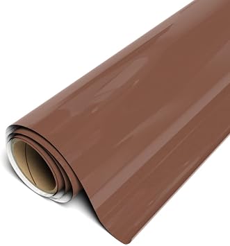 Siser EasyPSV Starling by Avery Dennison 12x50yd (Mocha) - Permanent Adhesive Vinyl, Dishwasher Safe, for Indoor & Outdoor Applications - for Use with Siser, Cricut & Silhouette Cutters