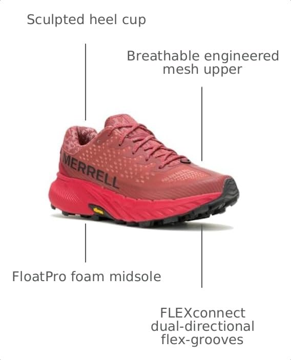 Image of Merrell Men's Agility Peak 5 Trail Running Shoes