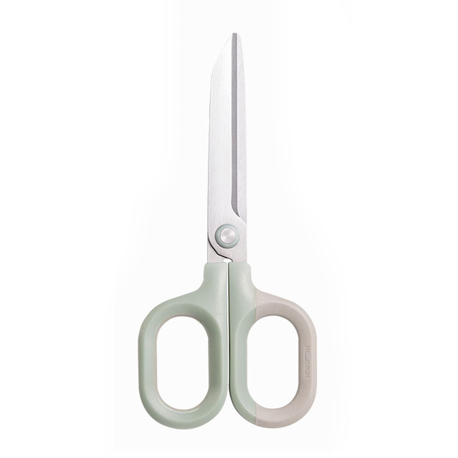 EZWORK Multipurpose Scissors, Comfort-Grip Handles Sharp Scissors for Office Home School Craft Sewing Fabric Supplies (6", Green)