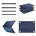 MOSISO Compatible with MacBook Air 13 inch Case 2026 2025 2024 2023 2022 M4 A3240 M3 A3113 M2 A2681,Plastic Hard Shell&Keyboard Cover&Screen Film&Pouch for MacBook Air 13.6 inch Case, Haze Blue