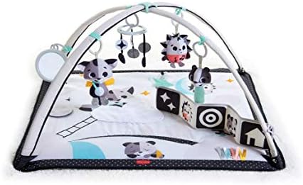 Tiny Love Black & White Gymini Infant Activity Play Mat With-Book, Magical Tales, Deluxe, 1