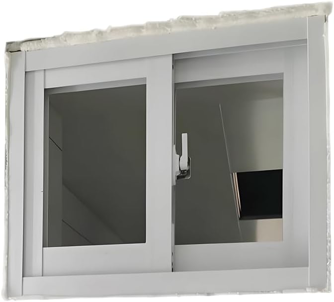 Basement Window for Houses, 15.75 x 23.62IN Aluminum Sliding Windows Replacment, Horizontal Replacement Window with Screen and Tempered Glass