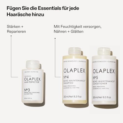 Olaplex No 3 Hair Perfector Haarkur, Konzentriert Für Trockenes, Strapaziertes Haar, Repariert Und Stärkt Alle Haartypen, 100ml