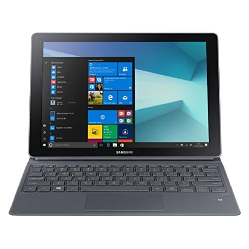 Samsung Galaxy Book W728 30,44 cm (12 Zoll) LTE Convertible Tablet PC (Intel Core i5 7200U, 8GB RAM, 256GB SSD, Intel HD 620, Windows 10 Pro) silber