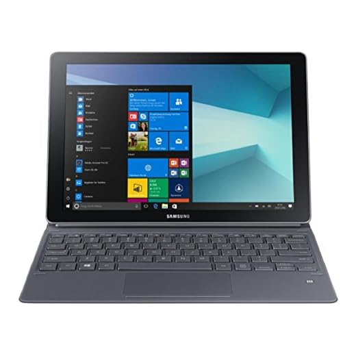 Samsung Galaxy Book W728 30,44 cm (12 Zoll) LTE Convertible Tablet PC (Intel Core i5 7200U, 8GB RAM, 256GB SSD, Intel HD 620, Windows 10 Pro) silber