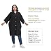 PERFEHAIR Salon Client Gown Capes - Plus Size Hair Coloring Wrap Kimono Style - Lightweight & Soft - Hair Stylist, Dogs Grooming Smock with 2 Pockets - 5 Snap Closures