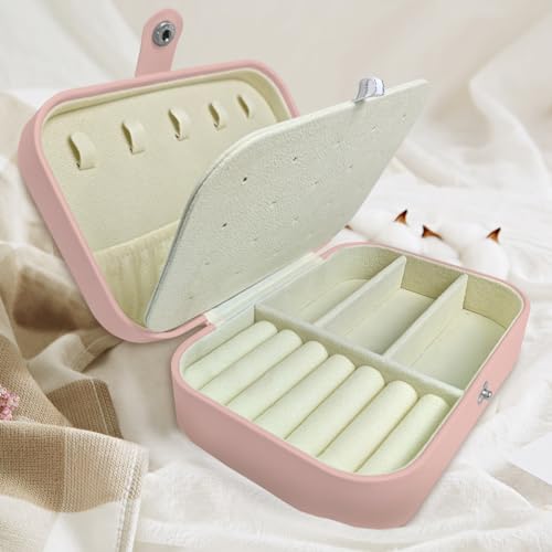 ロンパース ハンギョドン 小さなジュエリーボックス ジュエリーボックス 小型宝石箱 旅行・出張用 女性 アクセサリ ジュエリー収納 ブラック 大容量 小物入れ ピアス ネックレス 指輪 イヤリング 母の日 クリスマス 結婚式 記念日 誕生日 プレゼント用