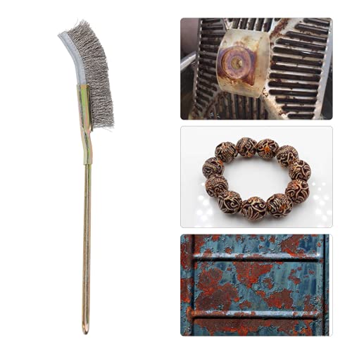 Tuin Reiniging Tool Bonsai Borstel Rechte Hoofd Bonsai Borstel Niet-giftige Anti-slip Handvat Gebogen Hoofd Bonsai… - Afbeelding 5