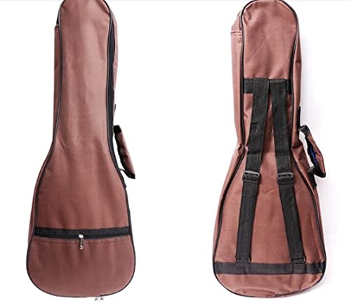 Image of Ukulele Case with 5MM Sponge Padding Adjustable Shoulder Strap 21 Inch (23 /24 inch, Coffee)