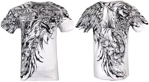 Xtreme Couture by Affliction Men T-Shirt Sorrow Skull Biker MMA Gym S-4X $402