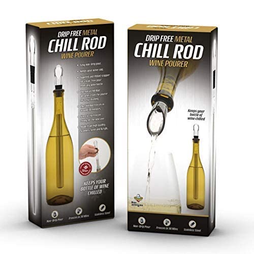 Bar Amigos Wine Bottle Chiller with Pourer
