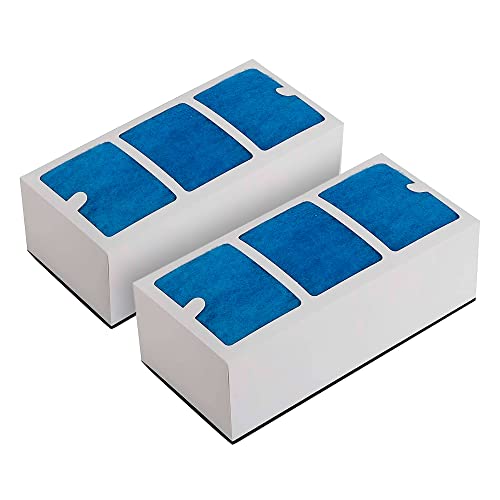 LifeSupplyUSA (2-Pack) True HEPA Air Cleaner Filter Replacement Compatible with Surround Air Multi Tech XJ-3000 Series Air Cleaner