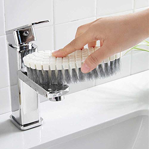 Image of Sink Cleaning Brush Bendable Brush Scrub Brush Perfect for Tubs, Sink, Tile Walls, Countertops and Floors, Bendable Kitchen Brushes, Grip Scrub Brush,for Cleaning, Scrubbing Brush (Pack of 1)