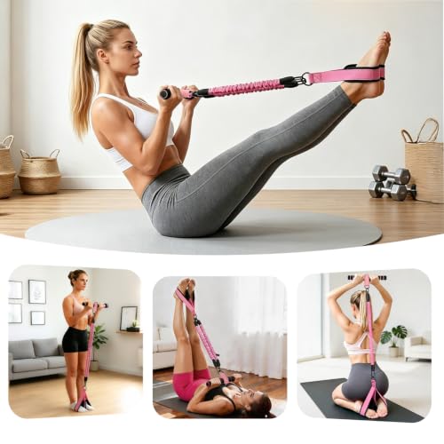 Image of Upgraded Pedal Resistance Band with Handle