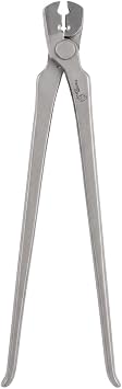 Premium Farrier Nail Puller Tool Vanadium Steel Construction,Durable Dull Finish, Ergonomic Handle Design for Comfort,Precision Hoof Care and Nail Removal