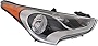 Evan-Fischer Headlight Assembly Compatible with 2012-2017 Hyundai Veloster Standard Type Passenger Side