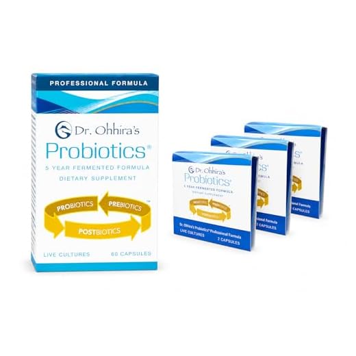 Dr. Ohhira's Probiotics Professional Formula - 60 Capsules with Bonus 3 Travel Size Samples (6 Capsules Bonus)