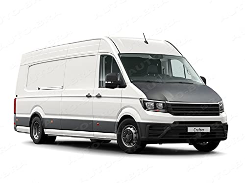 AB3-00432 AUTO-BRA Vollbra Bonnet Bra für die ganze Motorhaube kompatibel mit VW Volkswagen Crafter - Man TGE Bj. ab 2017 Haubenbra Steinschlagschutz Tuning Bonnet Bra