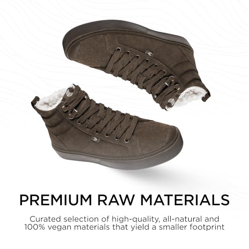 OCA Therma High Tops Suede Boots, Comfortable Shoes for Men, Lightweight & Sustainable, Versatile Casual Footwear with 100% Vegan Insoles, Rubber Soles3